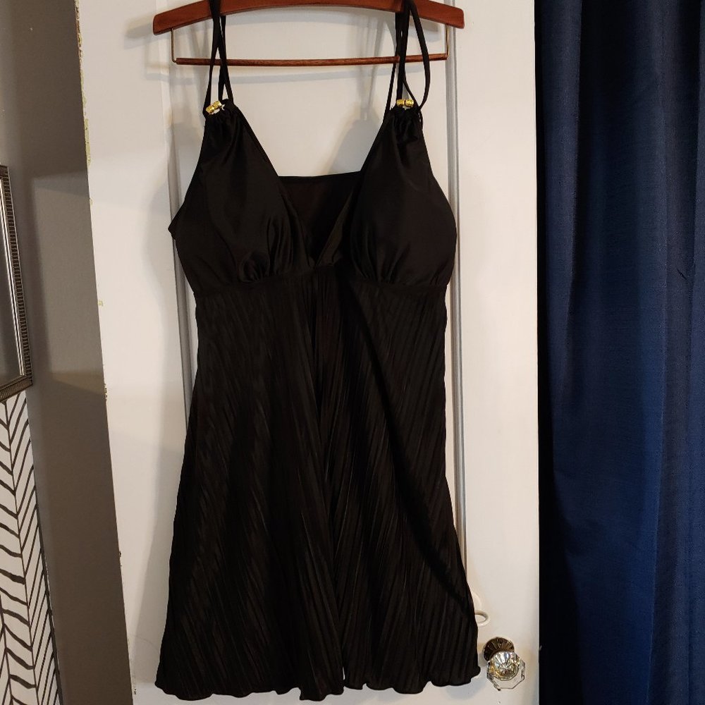 XL Black swim dress